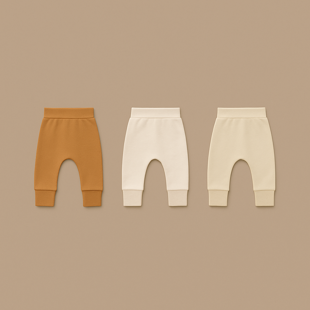 Pack de Pantalones para Bebé – Algodón Pima (x3 unidades)